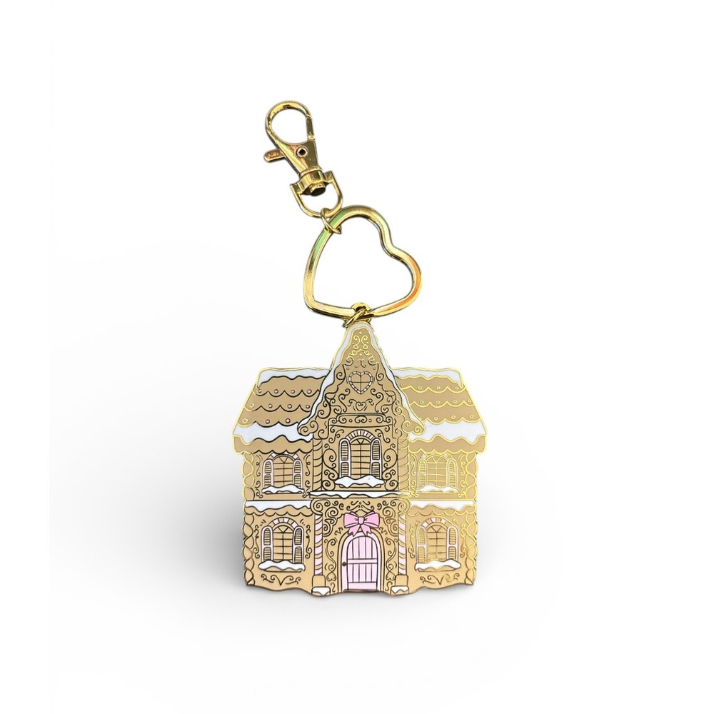 Stoney Clover Lane Gingerbread House‎ Keychain Bag Charm